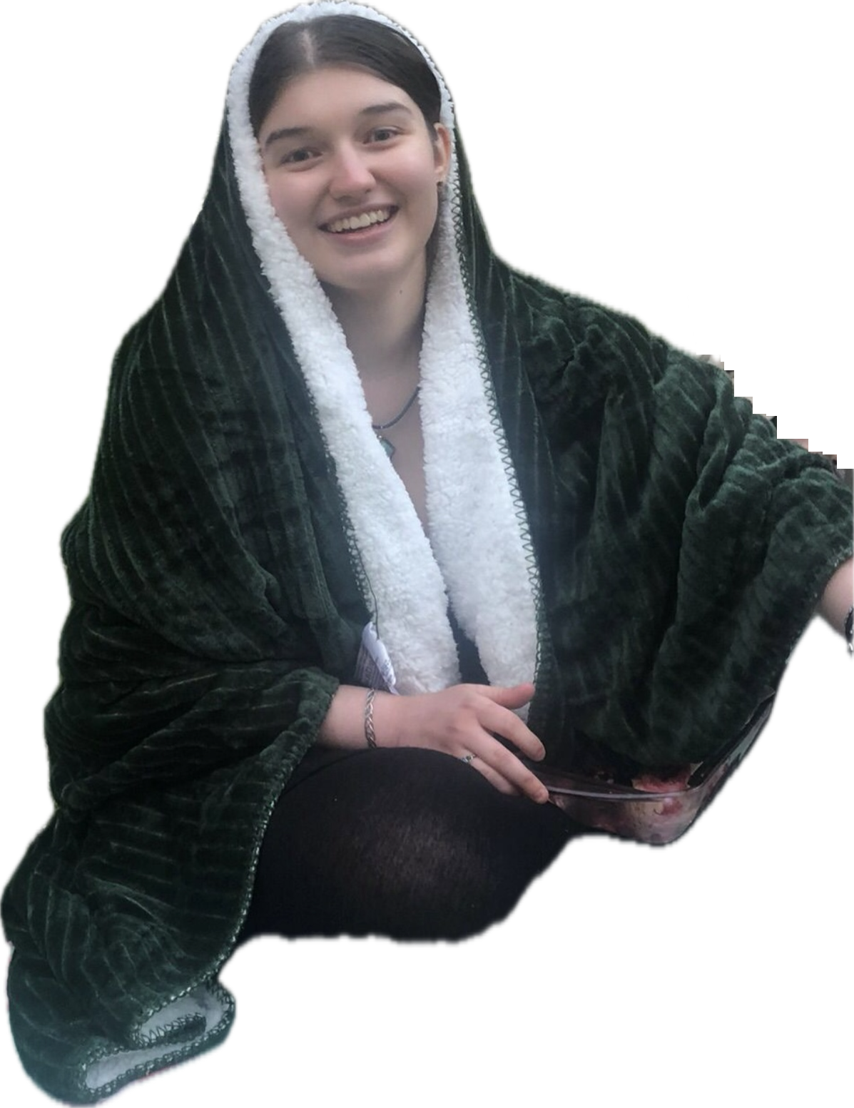Undercover identity: forest grandma
